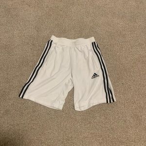 Adidas white shorts
